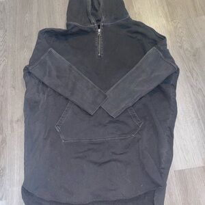 All Saints Black Hoodie Sweatshirt